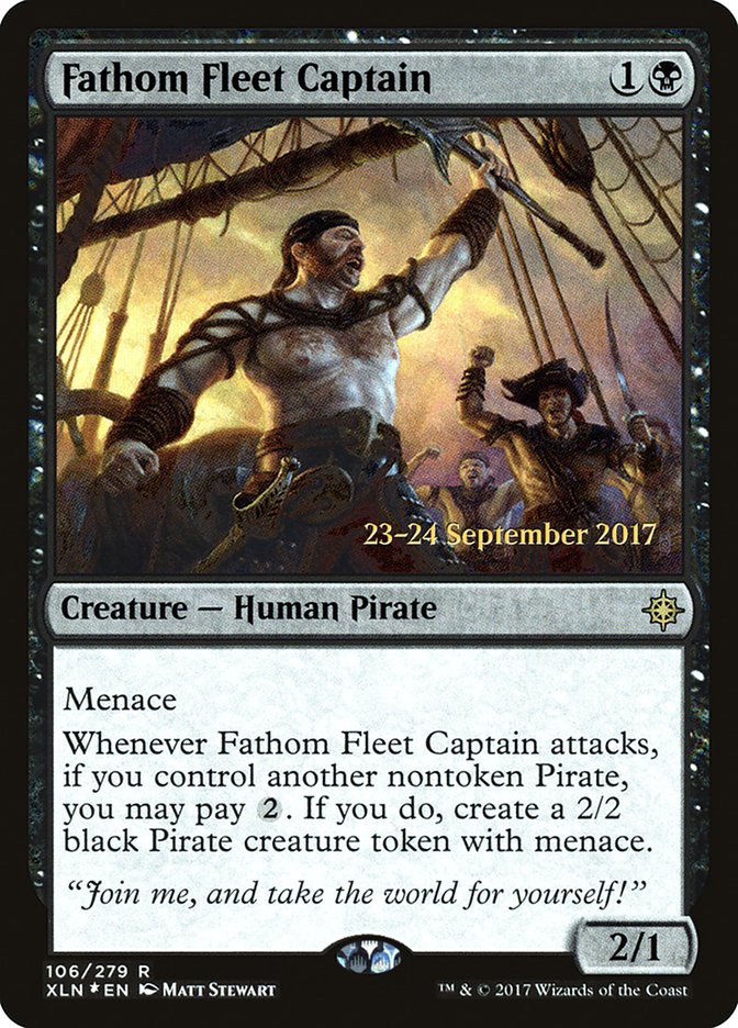 Fathom Fleet Captain  [Ixalan Prerelease Promos] | Nerdhalla Games