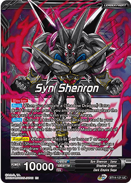 Syn Shenron // Syn Shenron, Resonance of Shadow (BT14-121) [Cross Spirits] | Nerdhalla Games