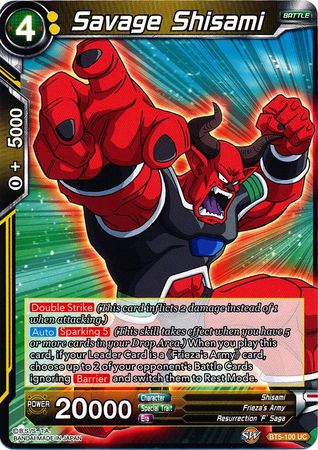 Savage Shisami (BT5-100) [Miraculous Revival] | Nerdhalla Games