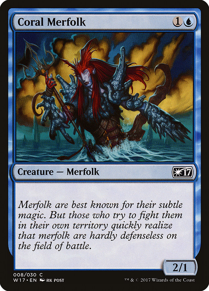 Coral Merfolk [Welcome Deck 2017] | Nerdhalla Games