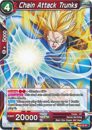 Chain Attack Trunks (Starter Deck - The Extreme Evolution) [SD2-05] | Nerdhalla Games