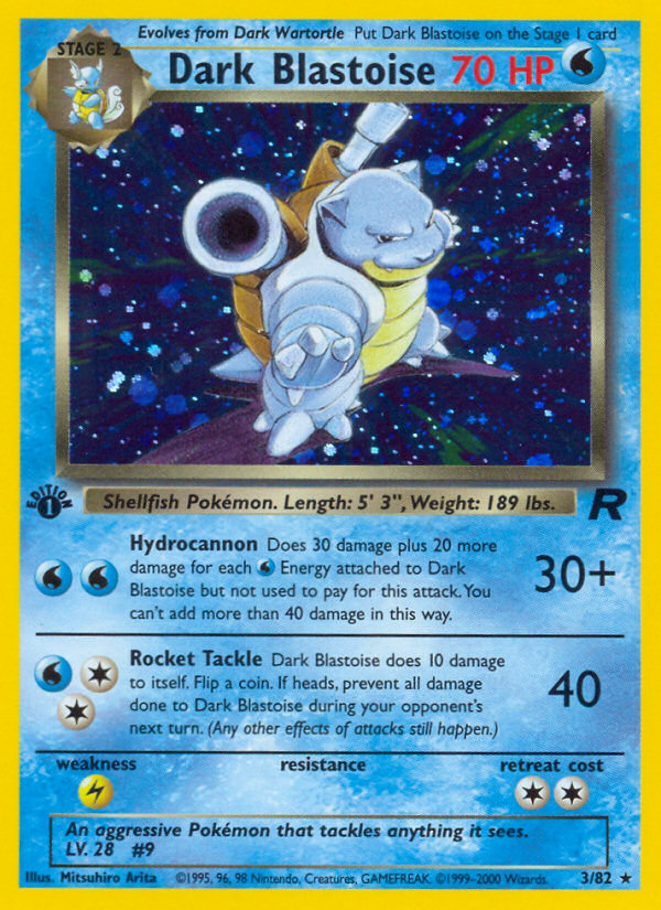 Dark Blastoise (3/82) [Team Rocket 1st Edition] | Nerdhalla Games