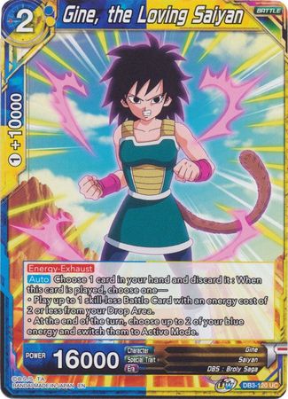 Gine, the Loving Saiyan [DB3-120] | Nerdhalla Games