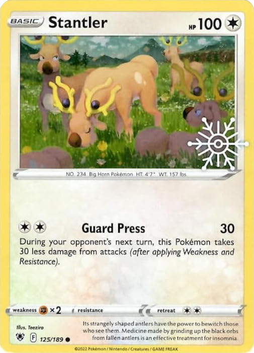 Stantler (125/189) (Holiday Calendar) [Sword & Shield: Astral Radiance] | Nerdhalla Games