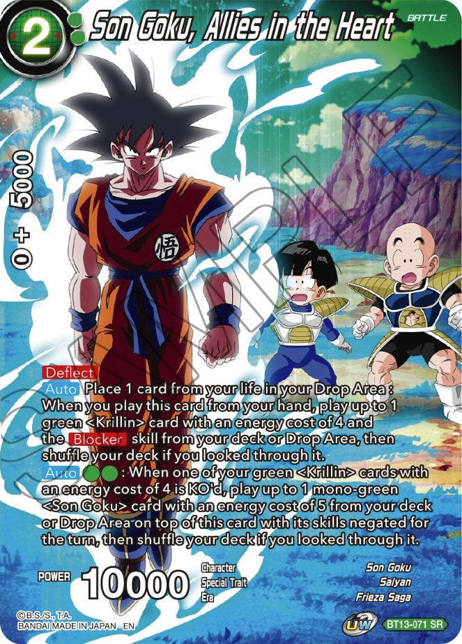 Son Goku, Allies in the Heart (BT13-071) [Theme Selection: History of Son Goku] | Nerdhalla Games