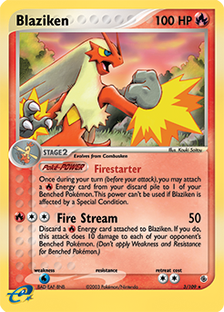 Blaziken (3/109) [EX: Battle Stadium] | Nerdhalla Games