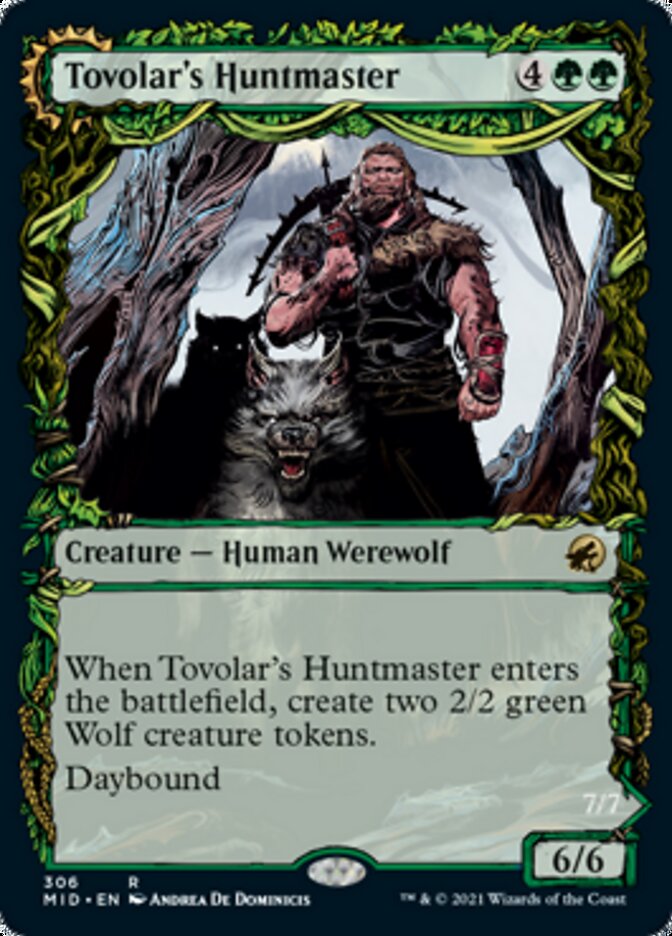 Tovolar's Huntmaster // Tovolar's Packleader (Showcase Equinox) [Innistrad: Midnight Hunt] | Nerdhalla Games