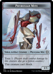 Phyrexian Mite // Phyrexian Insect Double-Sided Token [Phyrexia: All Will Be One Commander Tokens] | Nerdhalla Games