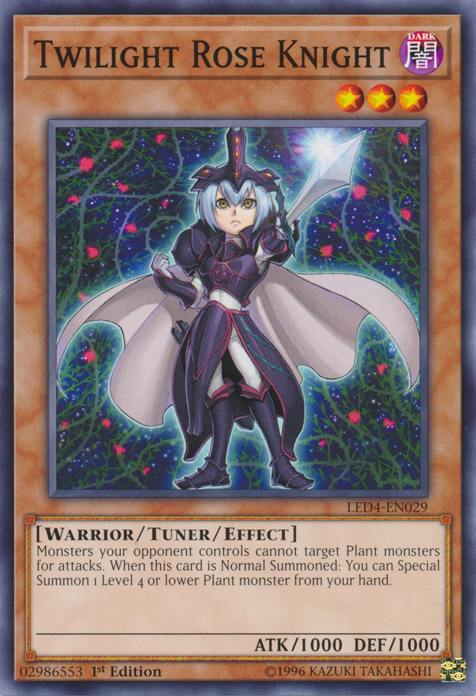 Twilight Rose Knight [LED4-EN029] Common | Nerdhalla Games