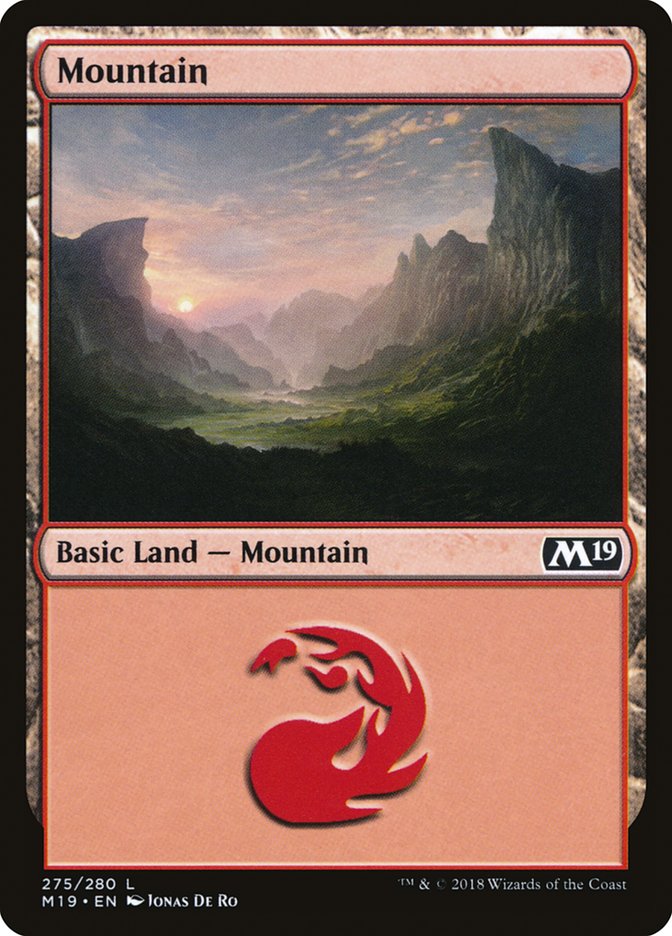 Mountain (275) [Core Set 2019] | Nerdhalla Games