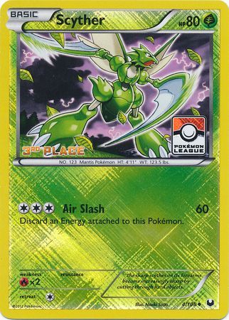 Scyther (4/108) (League Promo 3rd Place) [Black & White: Dark Explorers] | Nerdhalla Games