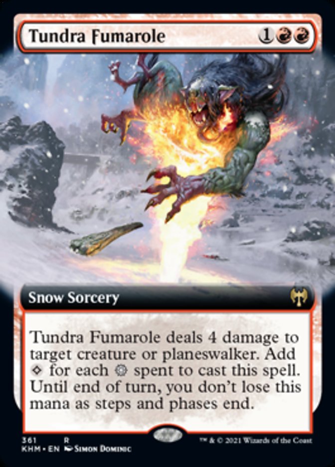 Tundra Fumarole (Extended Art) [Kaldheim] | Nerdhalla Games