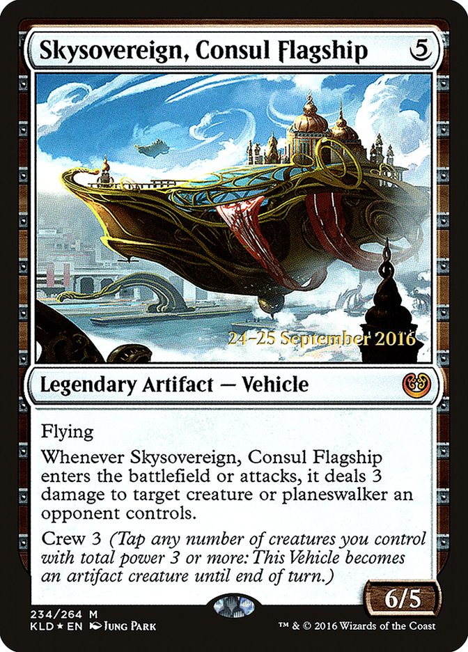 Skysovereign, Consul Flagship  [Kaladesh Prerelease Promos] | Nerdhalla Games