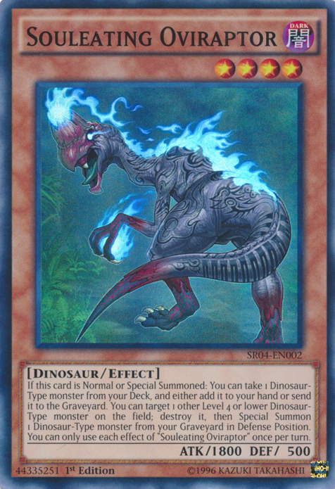 Souleating Oviraptor [SR04-EN002] Super Rare | Nerdhalla Games