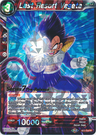 Last Resort Vegeta [BT7-010_PR] | Nerdhalla Games