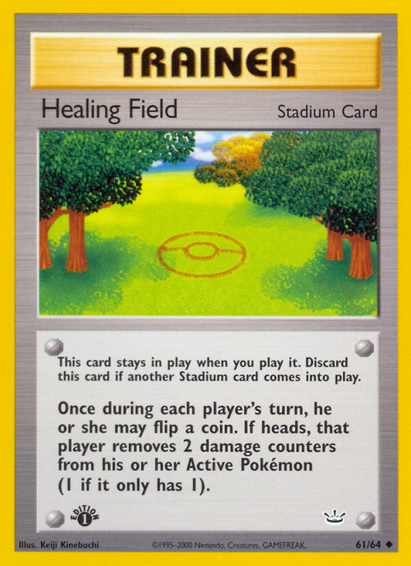 Healing Field (61/64) [Neo Revelation 1st Edition] | Nerdhalla Games