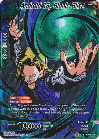 Android 18, Bionic Blitz (SPR) [BT9-099] | Nerdhalla Games