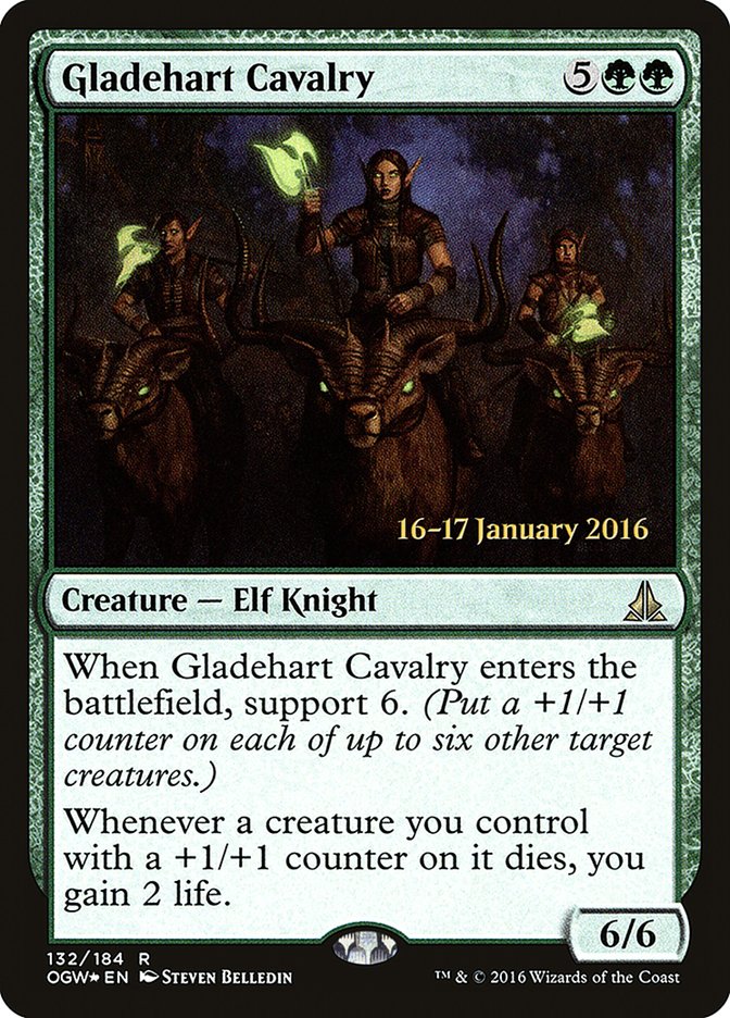 Gladehart Cavalry [Oath of the Gatewatch Prerelease Promos] | Nerdhalla Games