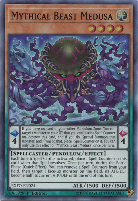 Mythical Beast Medusa [EXFO-EN024] Super Rare | Nerdhalla Games