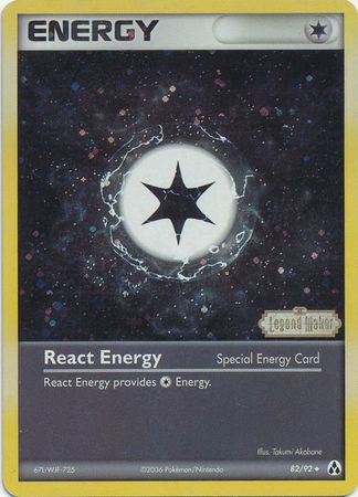 React Energy (82/92) (Stamped) [EX: Legend Maker] | Nerdhalla Games