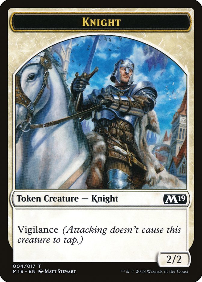 Knight [Core Set 2019 Tokens] | Nerdhalla Games