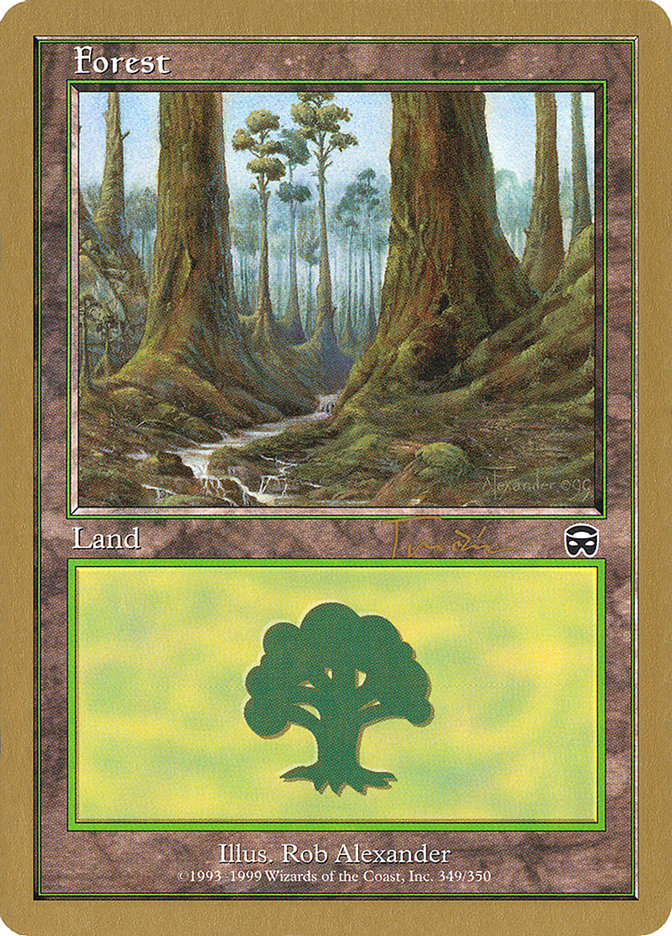 Forest (jt349) (Jan Tomcani) [World Championship Decks 2001] | Nerdhalla Games