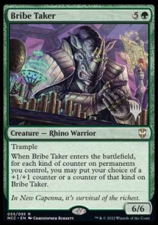 Bribe Taker (Promo Pack) [Streets of New Capenna Commander Promos] | Nerdhalla Games