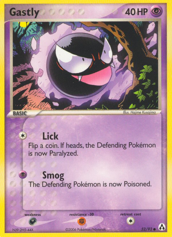 Gastly (52/92) [EX: Legend Maker] | Nerdhalla Games