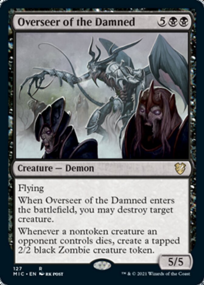 Overseer of the Damned [Innistrad: Midnight Hunt Commander] | Nerdhalla Games