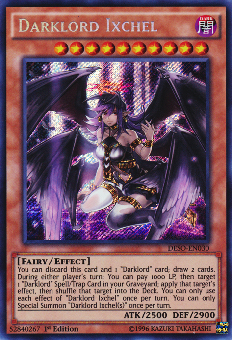 Darklord Ixchel [DESO-EN030] Secret Rare | Nerdhalla Games