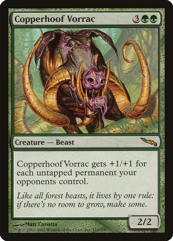 Copperhoof Vorrac [Mirrodin] | Nerdhalla Games