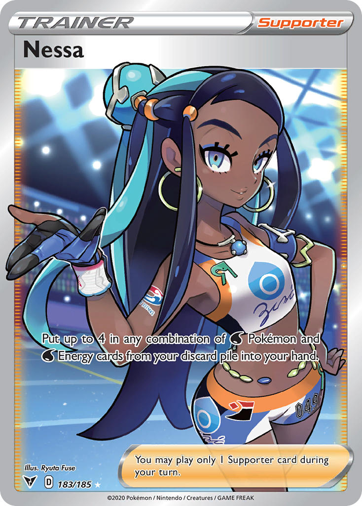 Nessa (183/185) [Sword & Shield: Vivid Voltage] | Nerdhalla Games