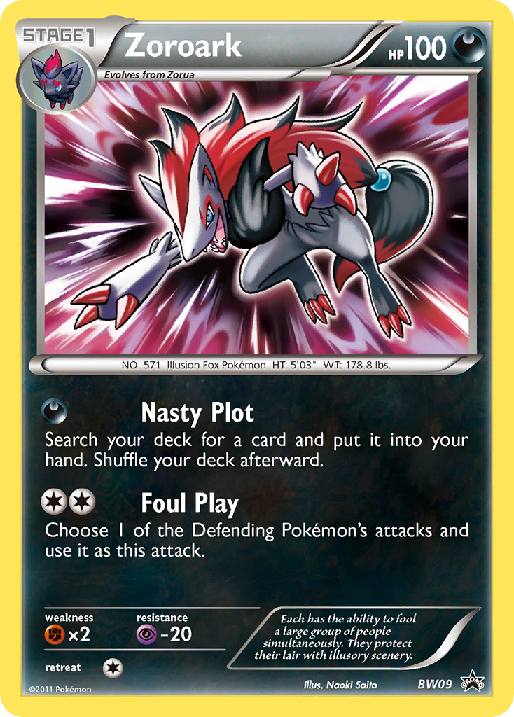 Zoroark (BW09) [Black & White: Black Star Promos] | Nerdhalla Games