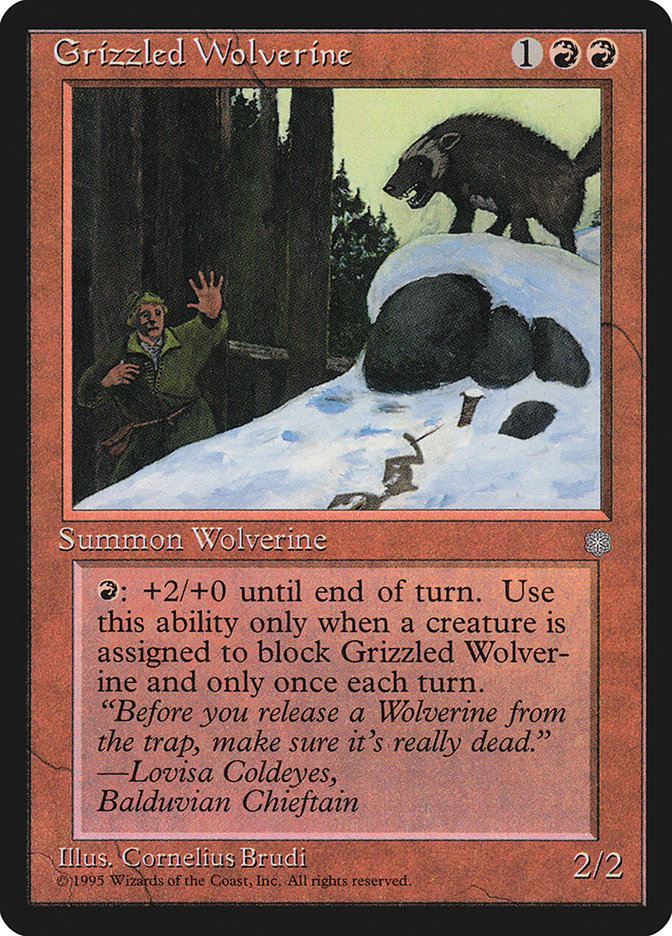 Grizzled Wolverine [Ice Age] | Nerdhalla Games