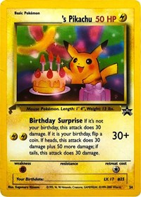 Pikachu (24) (Birthday) [Pikachu World Collection Promos] | Nerdhalla Games