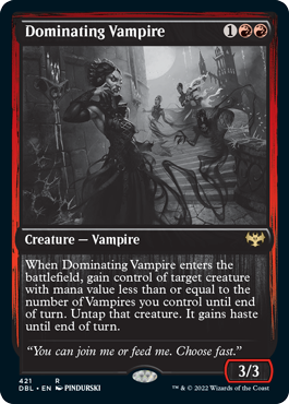 Dominating Vampire [Innistrad: Double Feature] | Nerdhalla Games