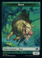 Boar // Eldrazi Scion Double-sided Token [Double Masters 2022 Tokens] | Nerdhalla Games