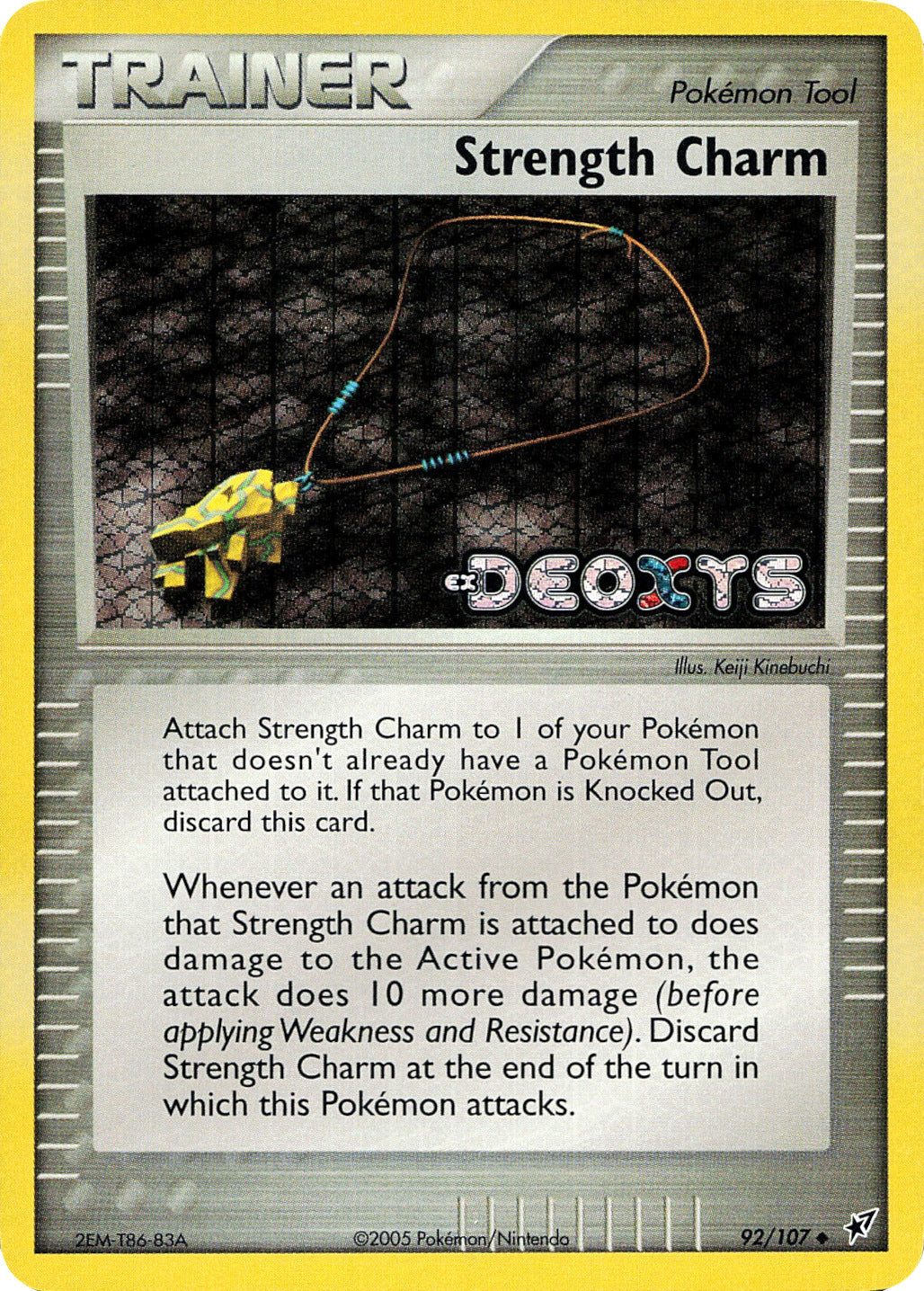 Strength Charm (92/107) (Stamped) [EX: Deoxys] | Nerdhalla Games