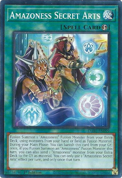 Amazoness Secret Arts [DABL-EN099] Common | Nerdhalla Games