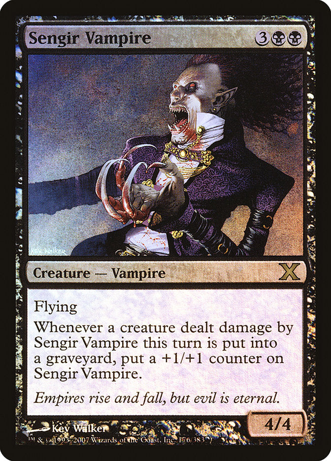 Sengir Vampire (Premium Foil) [Tenth Edition] | Nerdhalla Games