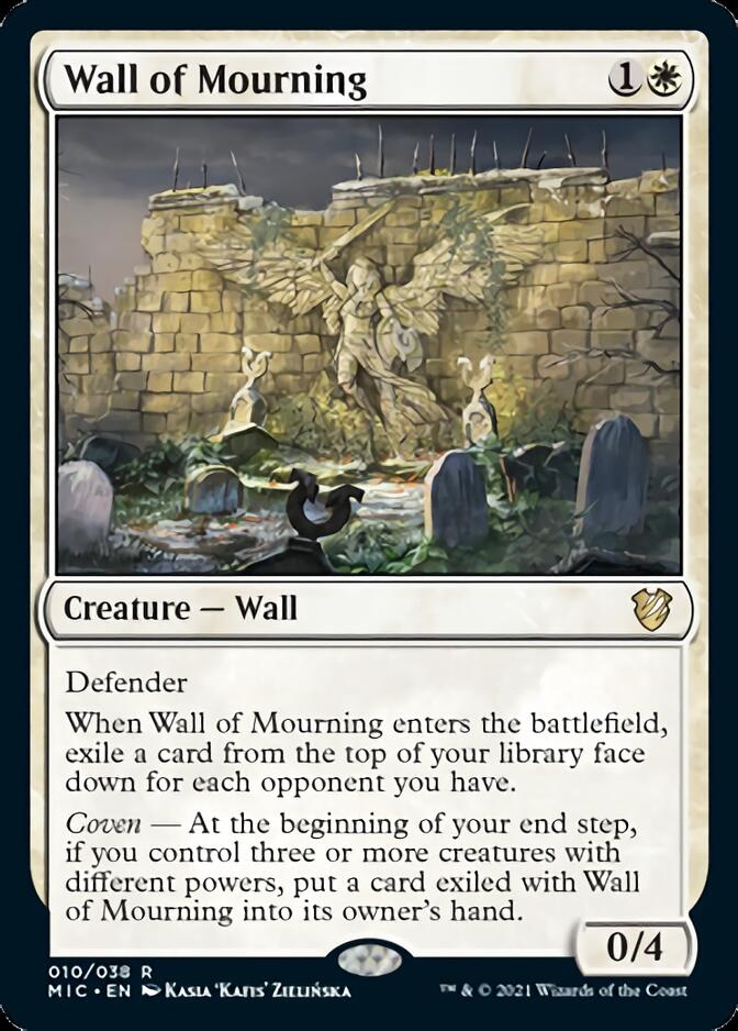 Wall of Mourning [Innistrad: Midnight Hunt Commander] | Nerdhalla Games