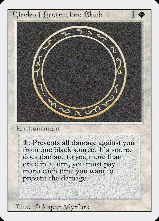 Circle of Protection: Black [Revised Edition] | Nerdhalla Games