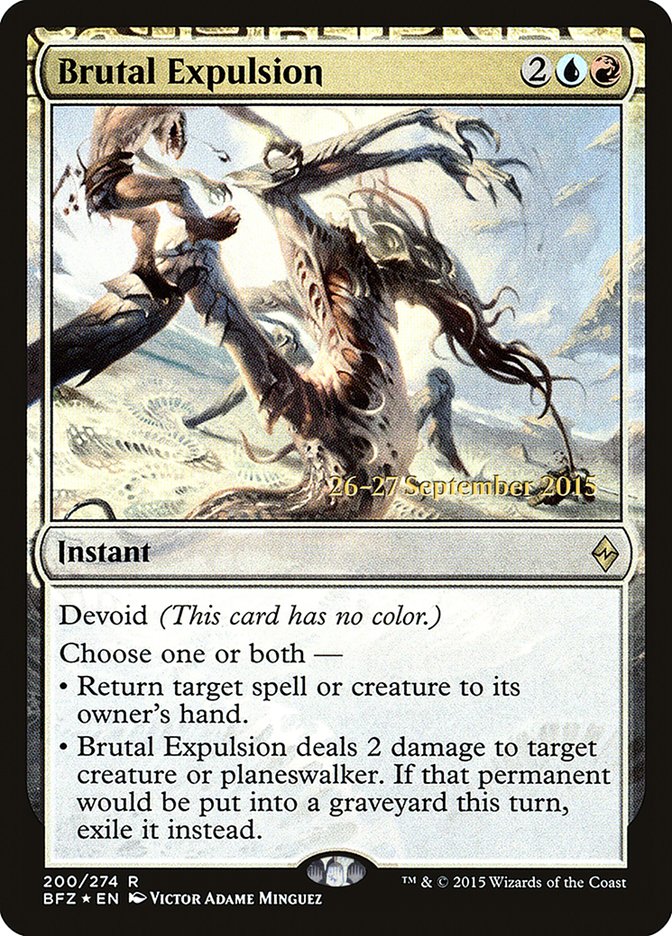 Brutal Expulsion  [Battle for Zendikar Prerelease Promos] | Nerdhalla Games