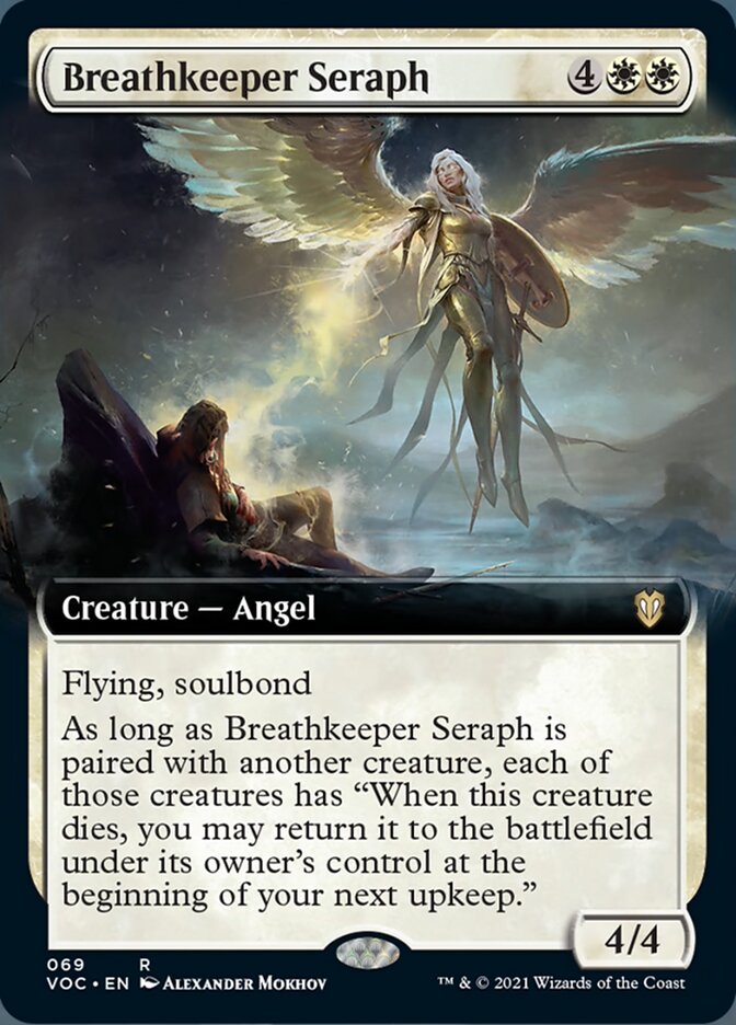 Breathkeeper Seraph (Extended) [Innistrad: Crimson Vow Commander] | Nerdhalla Games