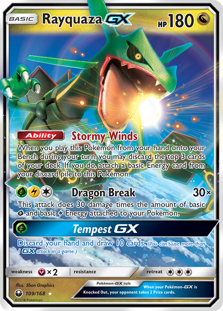 Rayquaza GX (109/168) [Sun & Moon: Celestial Storm] | Nerdhalla Games