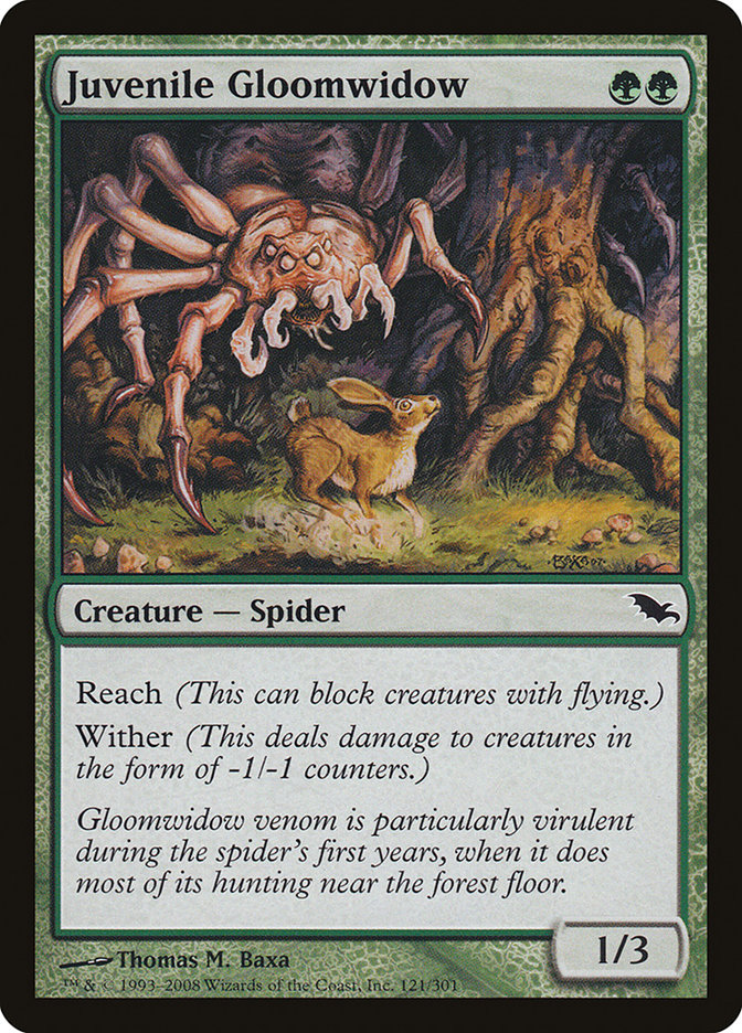 Juvenile Gloomwidow [Shadowmoor] | Nerdhalla Games