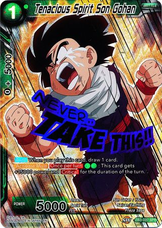 Tenacious Spirit Son Gohan (SPR) [TB3-037_SPR] | Nerdhalla Games