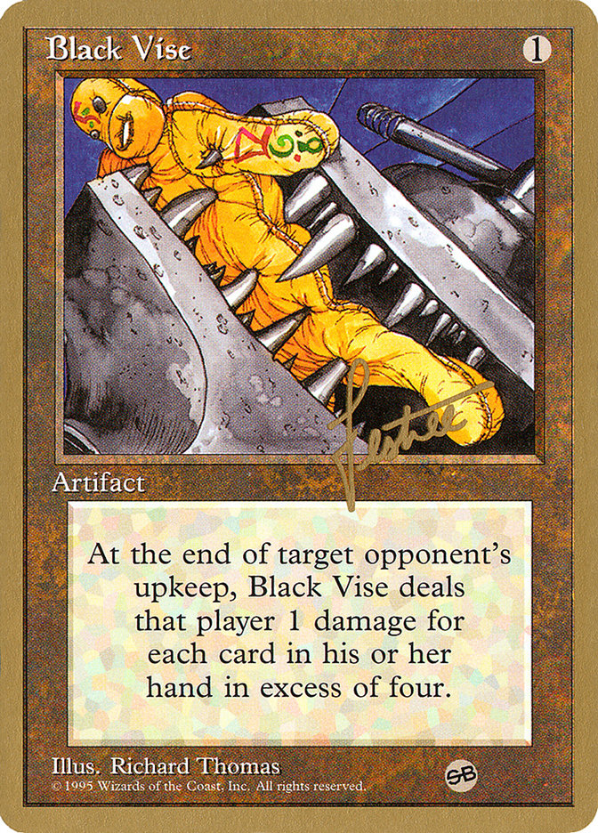 Black Vise (Bertrand Lestree) (SB) [Pro Tour Collector Set] | Nerdhalla Games