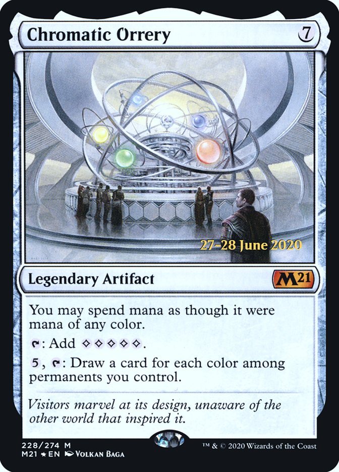 Chromatic Orrery  [Core Set 2021 Prerelease Promos] | Nerdhalla Games