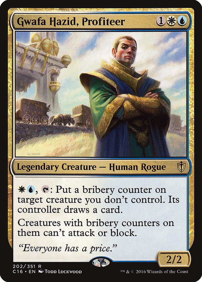 Gwafa Hazid, Profiteer [Commander 2016] | Nerdhalla Games